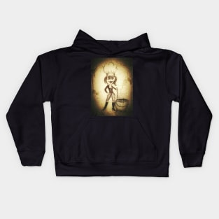 Witch cooks a special brew Kids Hoodie